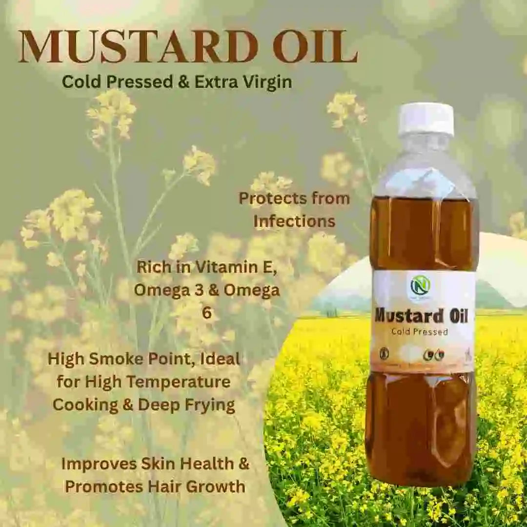 Mustard Cooking Oil - Natural & Organic